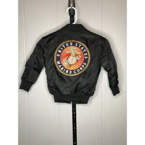 Vintage Alpha Industries United States Marine Bomber Jacket Reversible Youth 3T